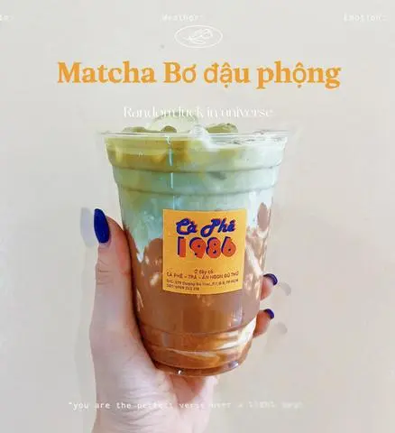 Hình ảnh Matcha bơ đậu phộng