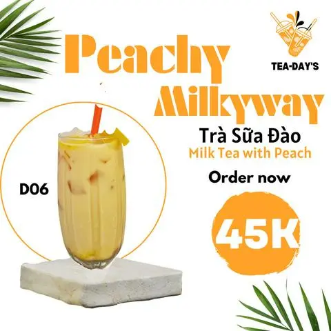 Hình ảnh Trà Sữa Đào