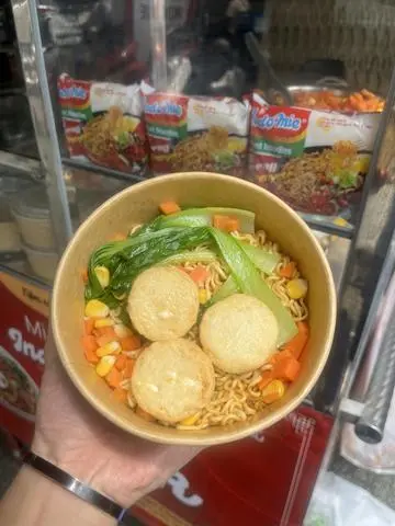 Hình ảnh mì trộn đậu hủ phô mai