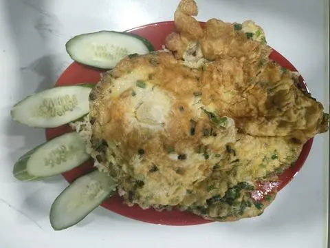 Hình ảnh cơm chiên 2 trứng + hành 