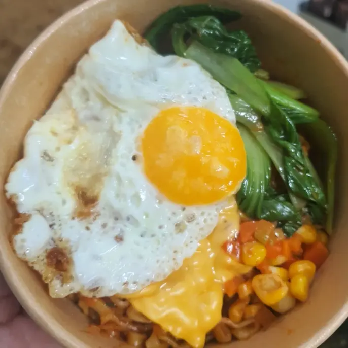 Hình ảnh Mì Cay Samyang Trứng , Phô Mai Lát