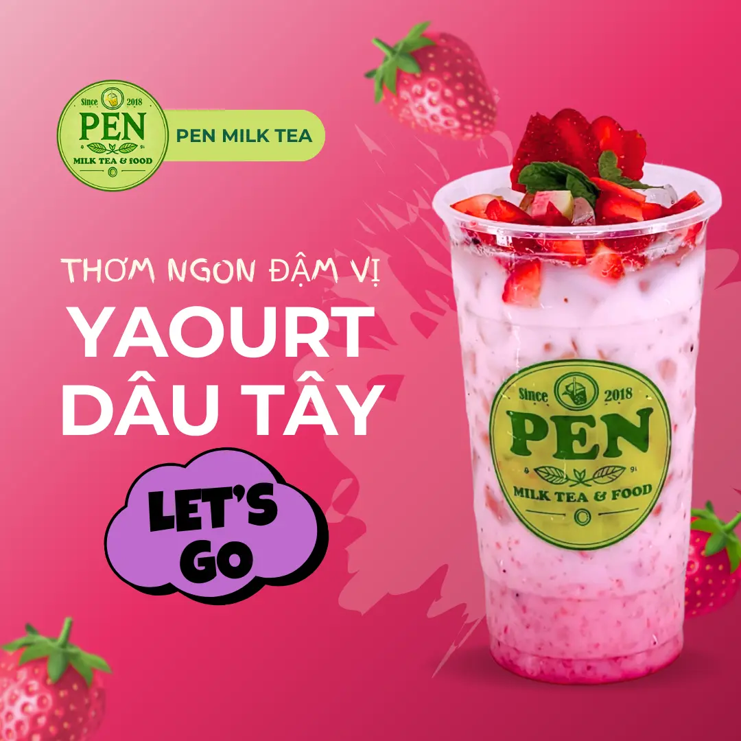 Hình ảnh Yaourt dâu tây