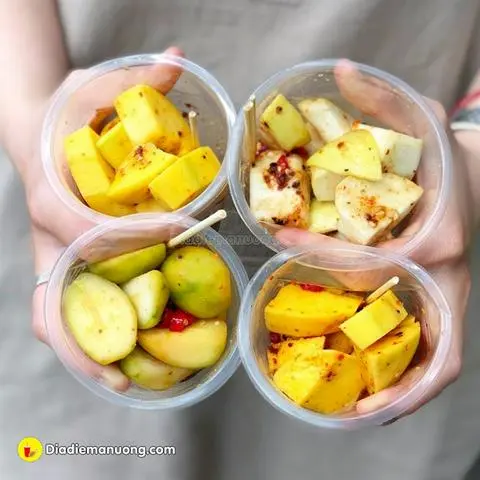 Hình ảnh Lắc 3 món: Xoài + Ổi + Sắn