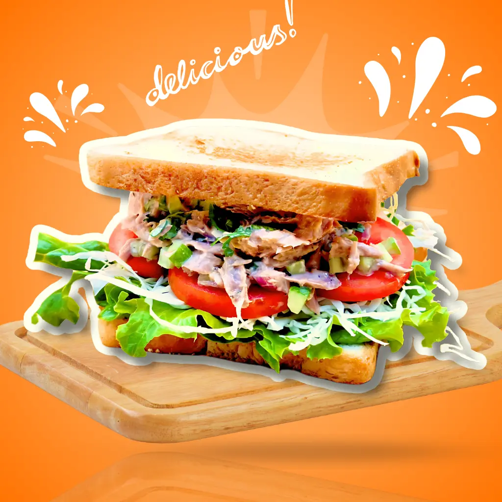 Hình ảnh Sandwich cá ngừ Mayo
