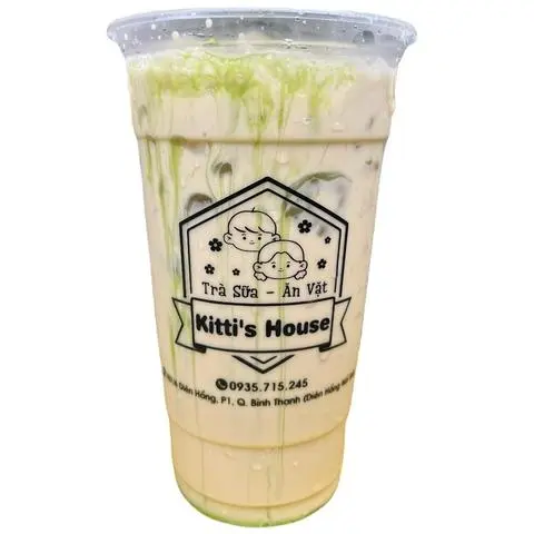 Hình ảnh Trà sữa Ô long lá dứa