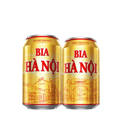 Hình ảnh Bia lon Hà Nội / Sài Gòn