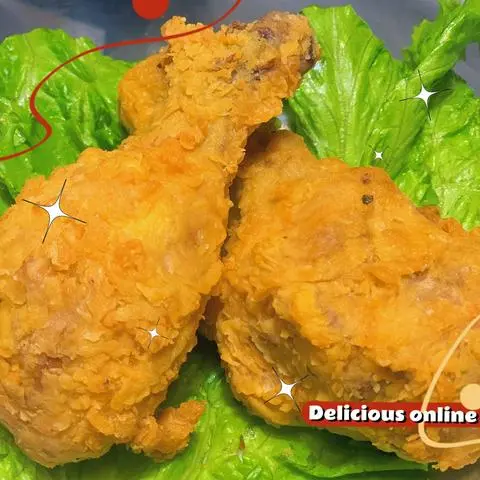 Hình ảnh 2 Gà viên Sốt Hàn - 1 khoai lang Nhật lớn