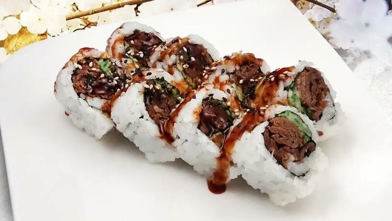 Hình ảnh Cuộn Bò Teriyaki (8 Miếng) | Teriyaki Beef Rolls