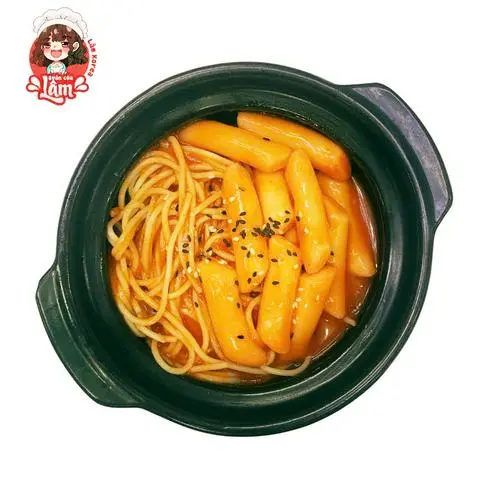 Hình ảnh Mì ý trộn tokbokki truyền thống 