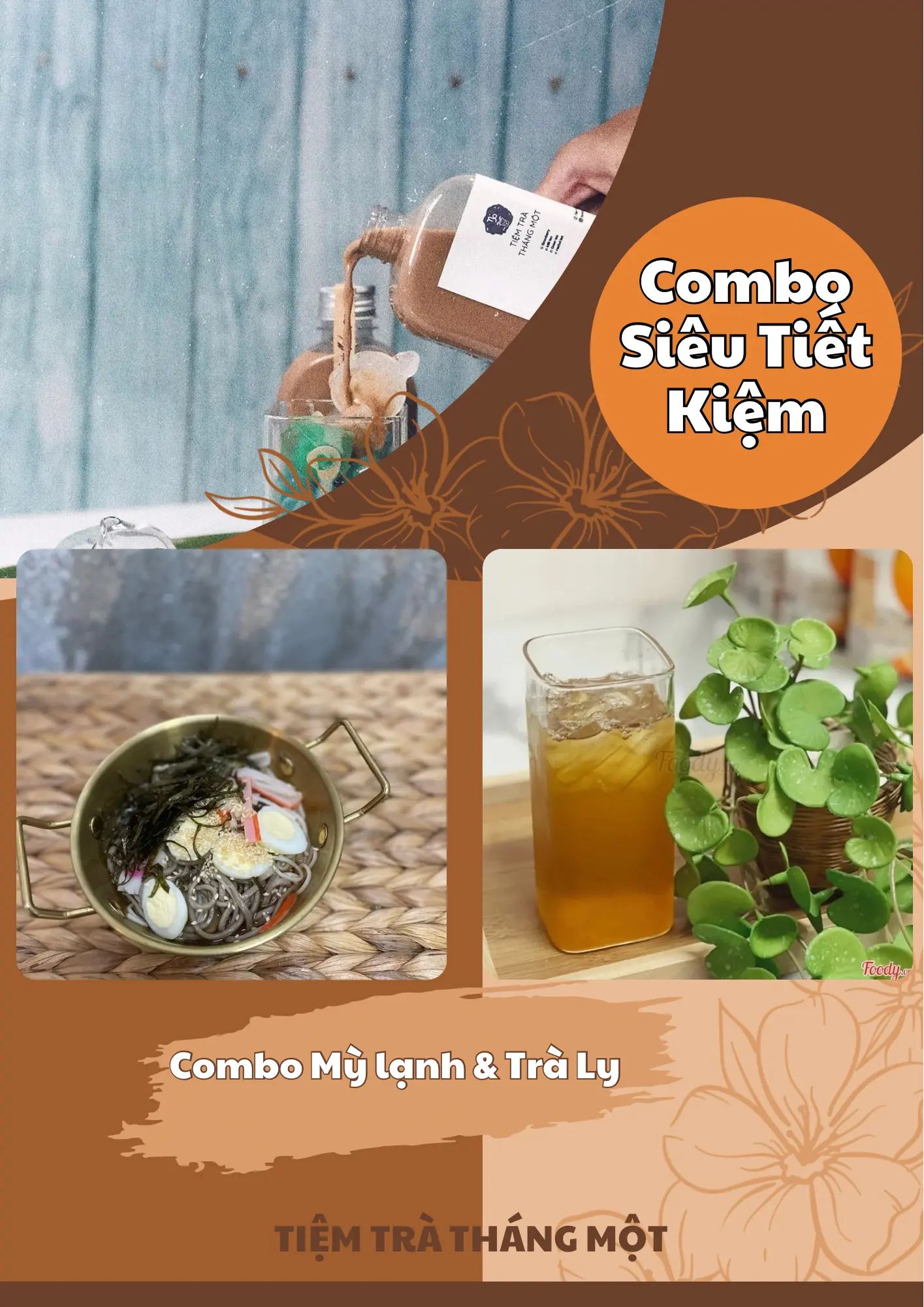 Hình ảnh Combo TRÀ LY & MỲ LẠNH