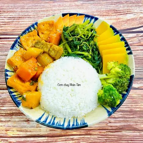 Hình ảnh Cơm đậu hủ kho chay