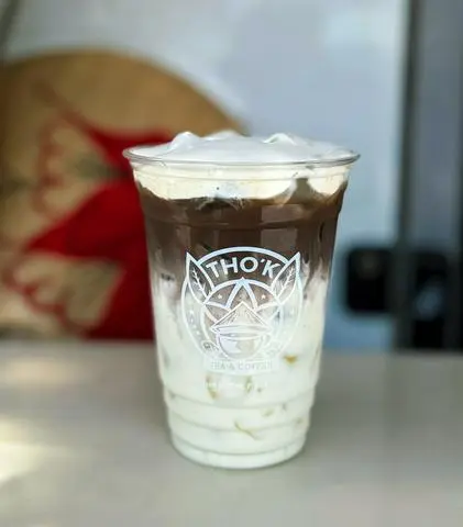 Hình ảnh Houjicha Latte Muối 600ML