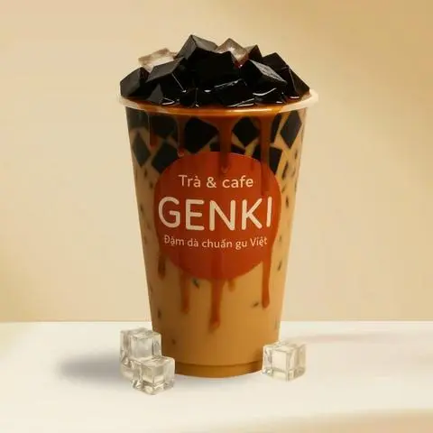 Hình ảnh Trà sữa caramel sương sáo