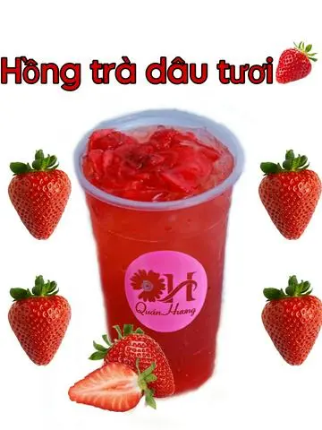 Hình ảnh Hồng trà dâu tươi
