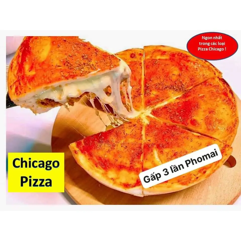 Hình ảnh Chicago Tôm Sốt Bơ Tỏi Fullcheese Size 15cm