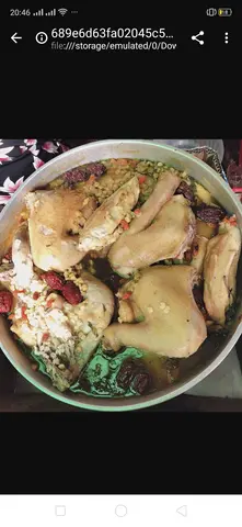 Hình ảnh Cơm chiên gà xối mỡ đùi tỏi