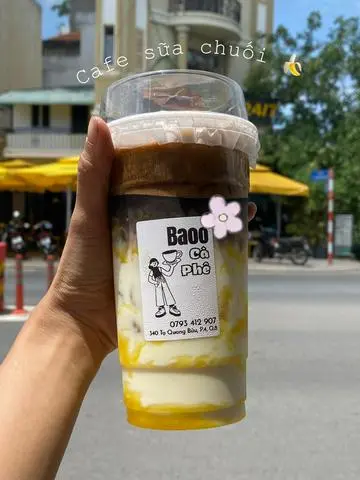 Hình ảnh Cà phê sữa chuối (Size L)