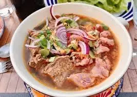 Hình ảnh Bún bò tái bò viên