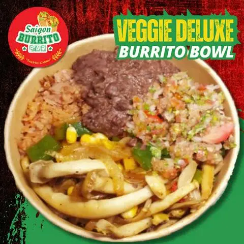 Hình ảnh Burrito Tô Rau Củ Cao Cấp | Veggie Deluxe Burrito Bowl