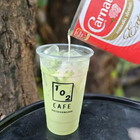 Hình ảnh Trà sữa thái xanh ko topping