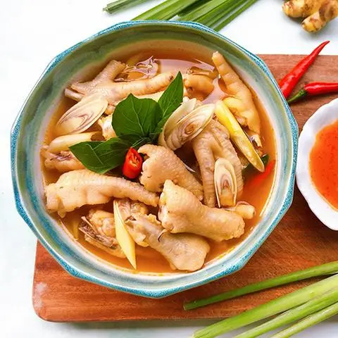 Hình ảnh Chân gà hấp Thái