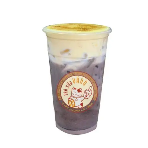 Hình ảnh Trà sữa socola kem trứng nướng