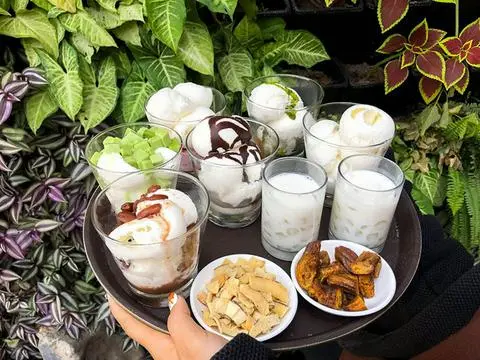 Hình ảnh Sữa chua dẻo - bạc hà