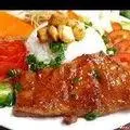 Hình ảnh Cơm sườn nướng - Canh khổ qua