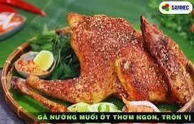 Hình ảnh gà nướng muối ớt 