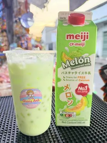 Hình ảnh Sữa meiji dưa lưới
