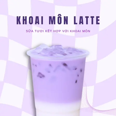 Hình ảnh Khoai Môn Latte