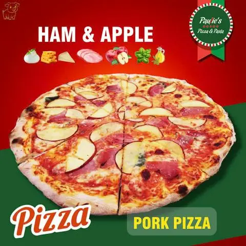 Hình ảnh Pizza Giăm Bông & Táo | Ham & Apple Pizza