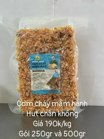 Hình ảnh Cơm cháy nước mắm hành,ớt 