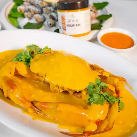 Hình ảnh Cua Sốt Trứng Muối Hoàng Kim