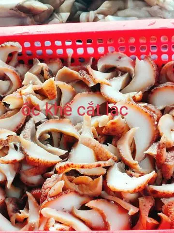 Hình ảnh khế cắt lác xào mì 