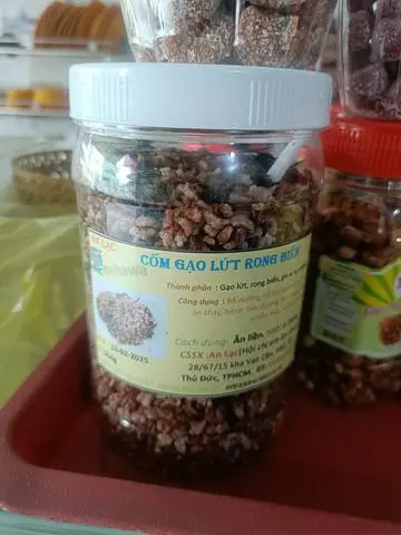 Hình ảnh gạo lứt sấy mè