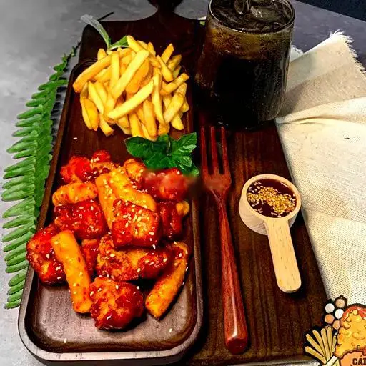 Hình ảnh Combo 1 : Gà Popcorn + Khoai + Coca/Pepsi