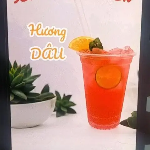 Hình ảnh Trà dâu thạch trái cây
