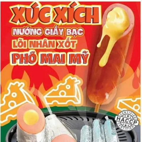 Hình ảnh Xúc xích cuộn lõi phô mai 1c