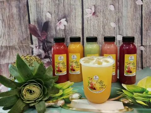 Hình ảnh Nước ép thơm táo lê 