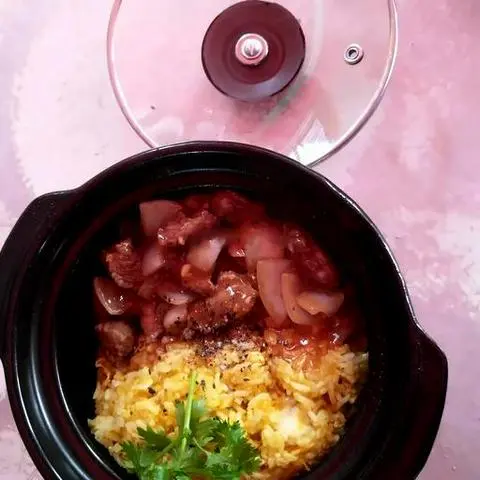 Hình ảnh Cơm chiên bò lúc lắc