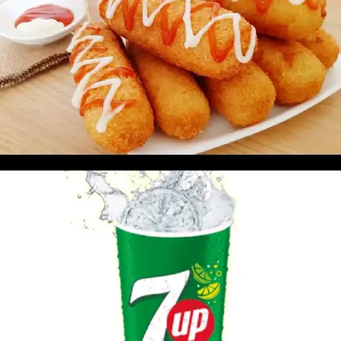 Hình ảnh Hotdog+7 up