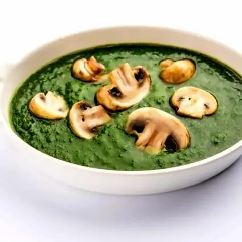 Hình ảnh Palak mushroom