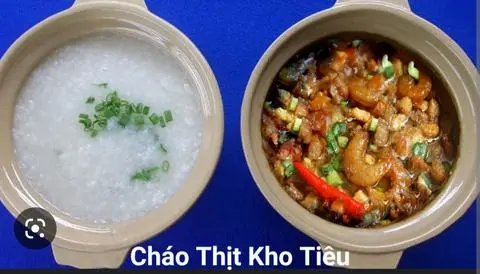 Hình ảnh Cháo Thịt Kho Tiêu