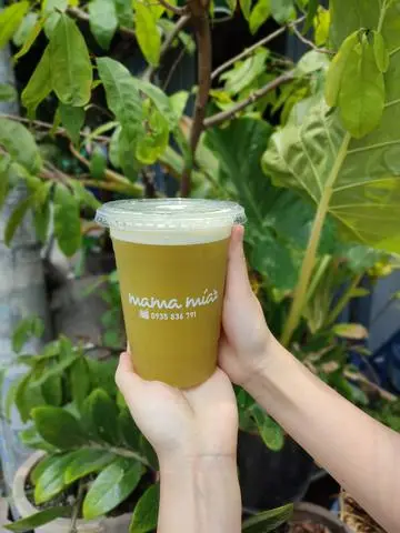 Hình ảnh Nước Mía Mix Cam - Ly Không Đá 1000ML - Siêu Khổng Lồ