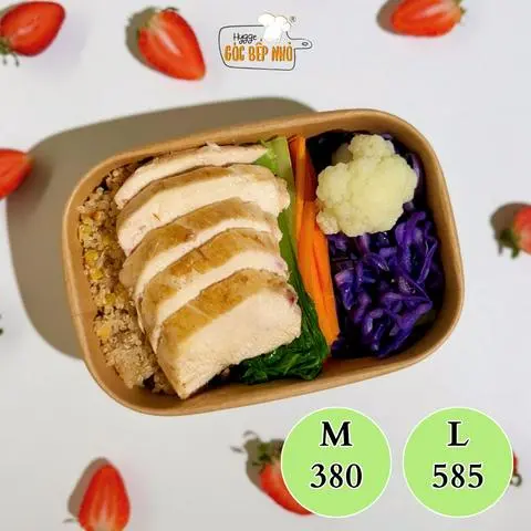 Hình ảnh Quinoa mix gà sous vide - Sous vide chicken breast