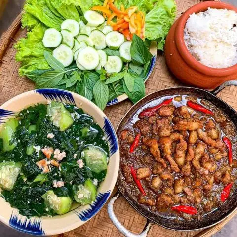 Hình ảnh Ba rọi xào mắm ruốc (500g)  