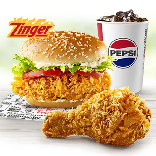 Hình ảnh Combo Burger Zinger & Gà Rán