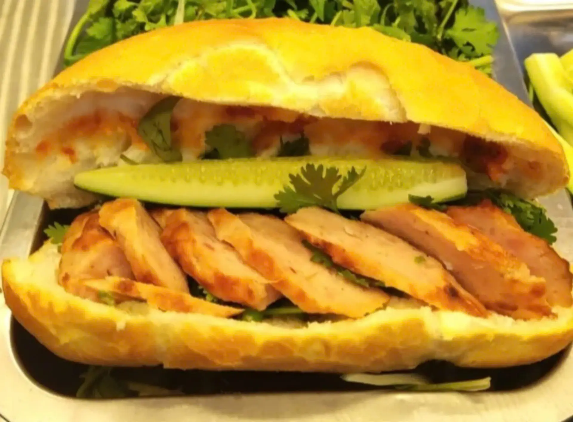 Hình ảnh Bánh mì Nem Nướng
