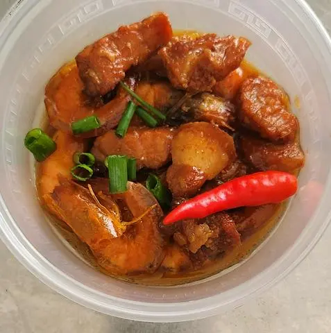 Hình ảnh Thịt+ tép rang mặn